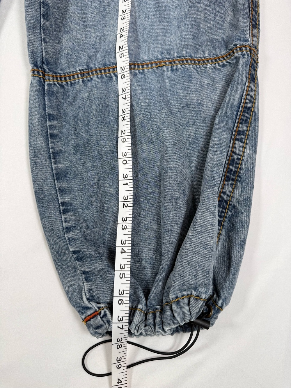 TRUE RELIGION Womens Jessie Super Baggy Cargo Big T Jogger Jeans 28 Y2K Skater - Picture 13 of 16